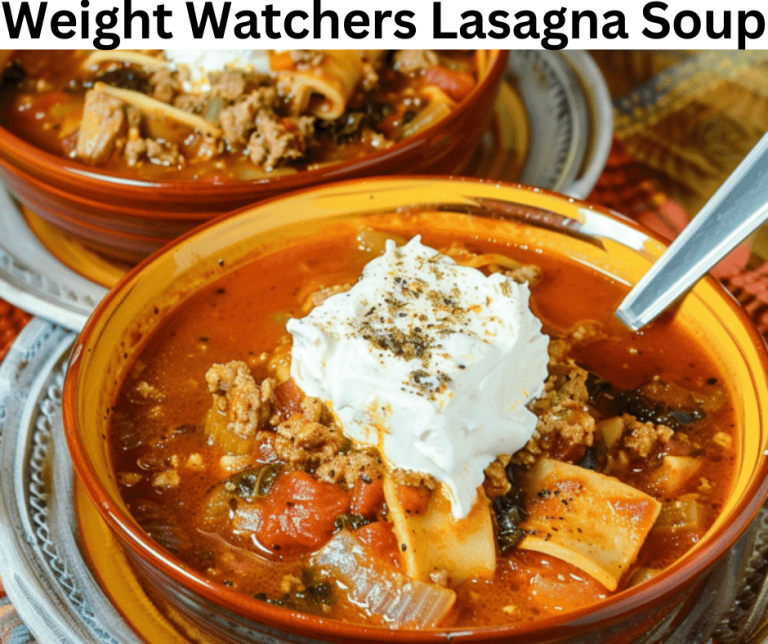 Weight Watchers Lasagna Soup - KETOOX | Family Recipes