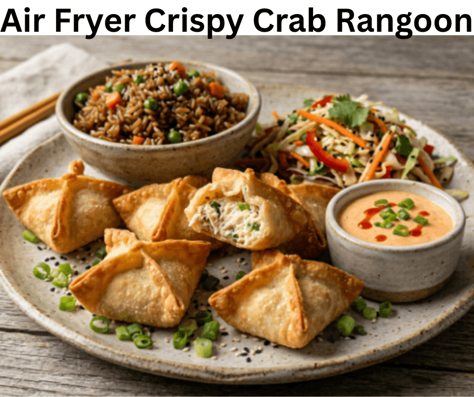 Air Fryer Crispy Crab Rangoon