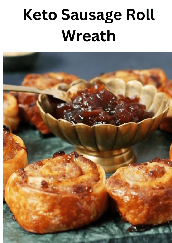 Keto Sausage Roll Wreath