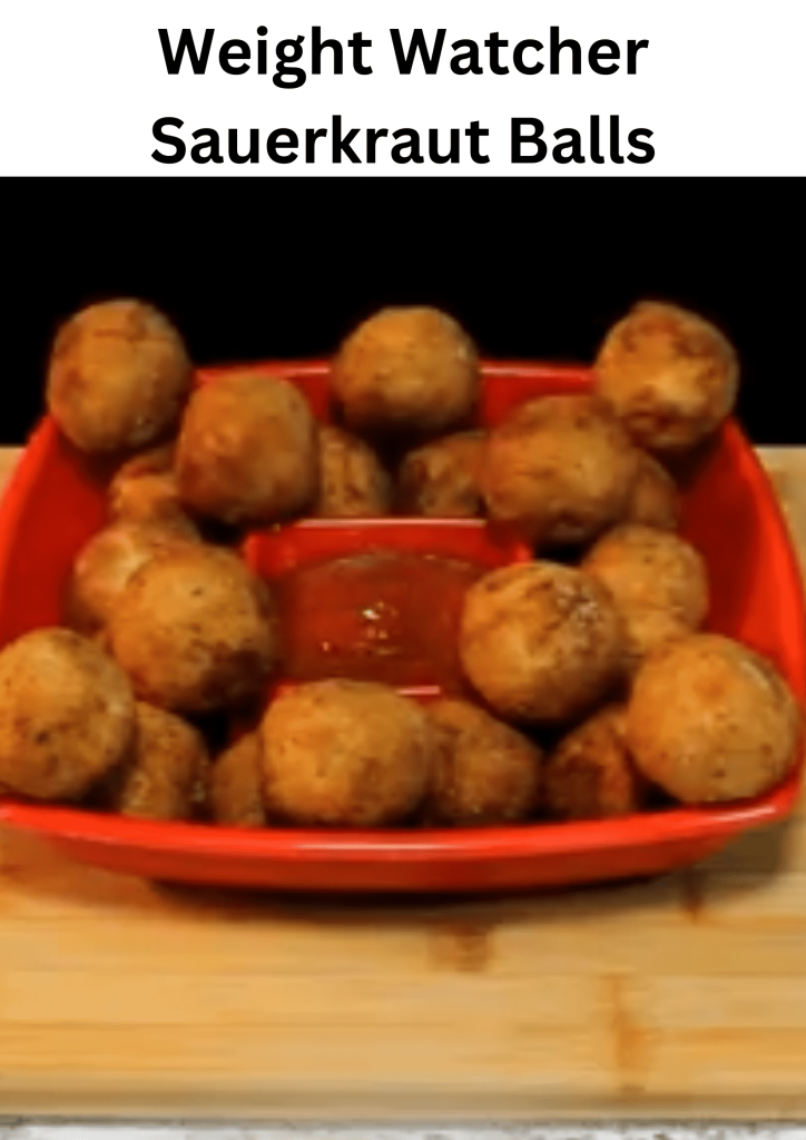 Weight Watcher Sauerkraut Balls