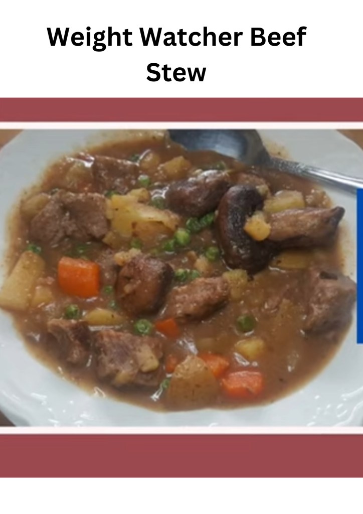 Weight Watcher Beef Stew