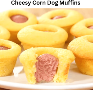 Cheesy Corn Dog Muffins