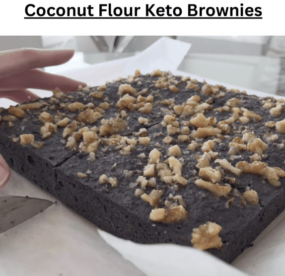 Coconut Flour Keto Brownies - KETOOX | Family Recipes