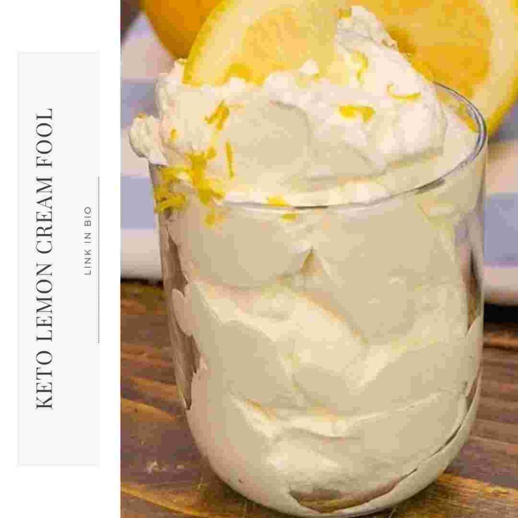 Keto Lemon Cream Fool