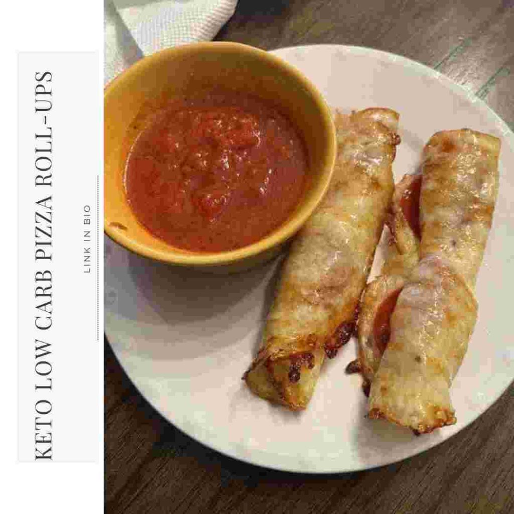 Keto Low Carb Pizza Roll-Ups