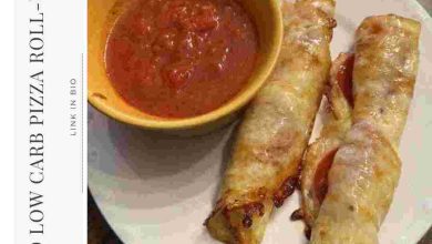 Keto Low Carb Pizza Roll-Ups
