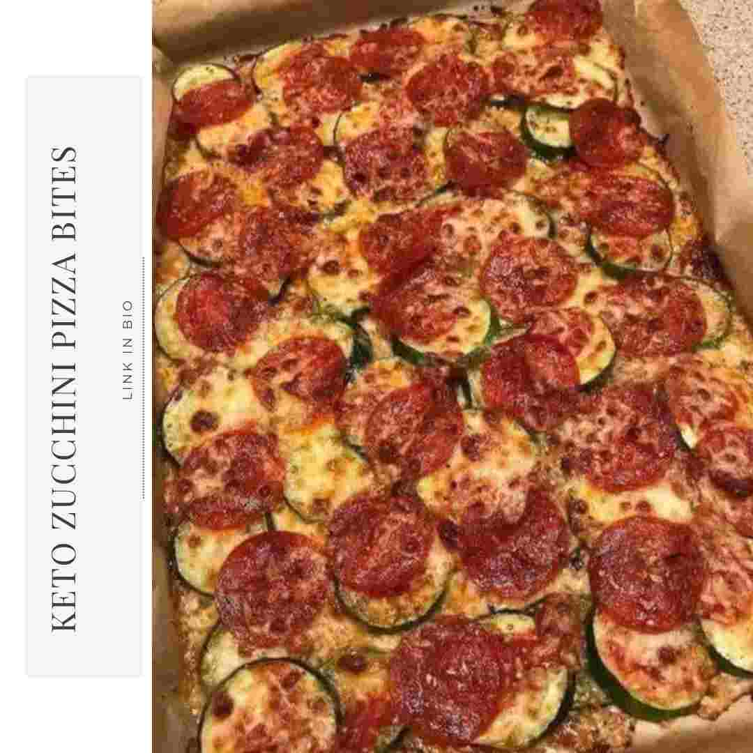 Keto Zucchini Pizza Bites