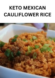 KETO MEXICAN CAULIFLOWER RICE