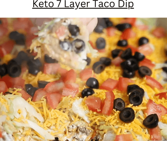 Keto 7 Layer Taco Dip