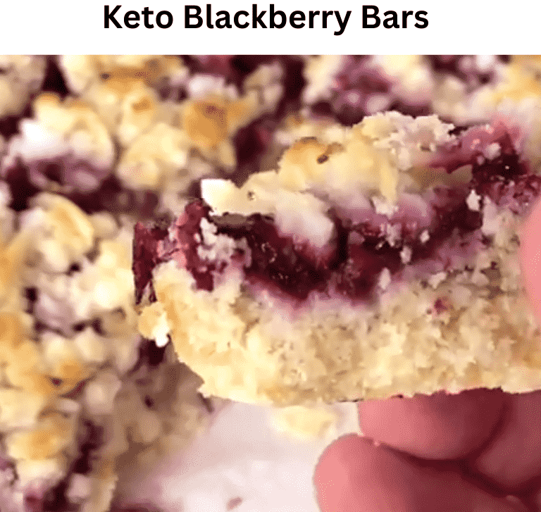 Keto Blackberry Bars