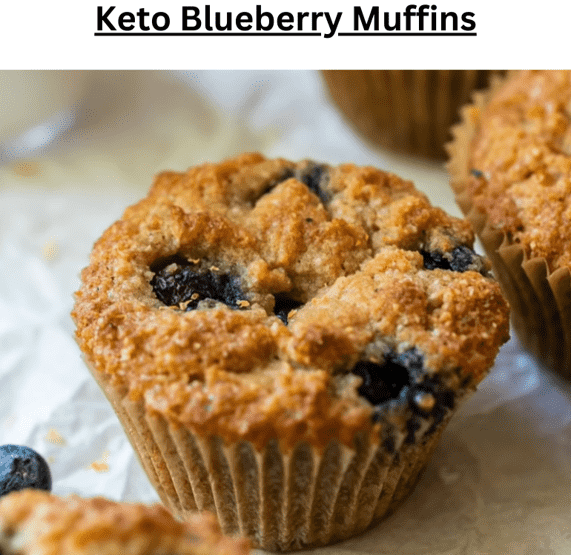 Keto Blueberry Muffins