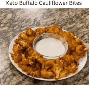 Keto Buffalo Cauliflower Bite