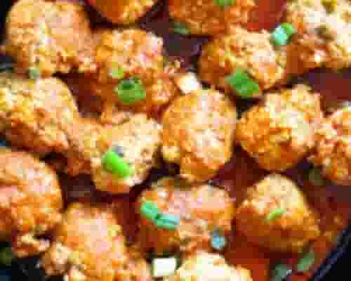 Keto Buffalo Chicken Meatballs