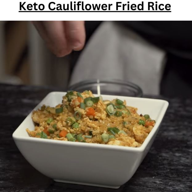 Keto Cauliflower Fried Rice