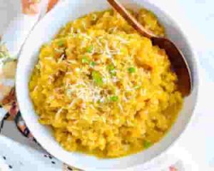 Keto Cauliflower Rice Pumpkin Risotto