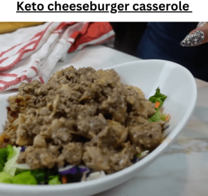 Keto Cheeseburger Casserole