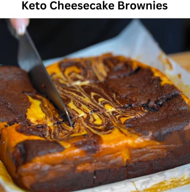 Keto Cheesecake Brownies