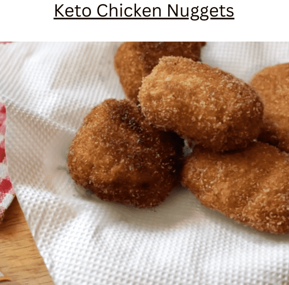 Keto Chicken Nuggets