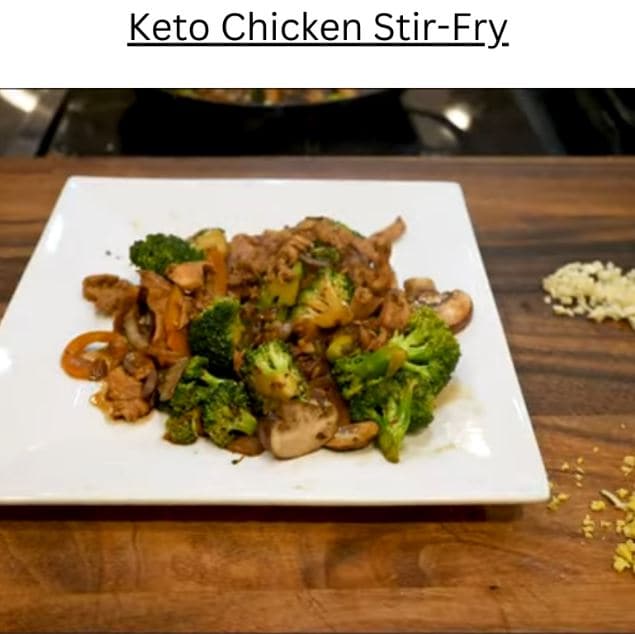 Keto Chicken Stir-Fry - KETOOX | Family Recipes
