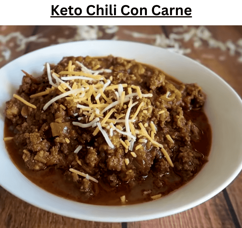 Keto Chili Con Carne