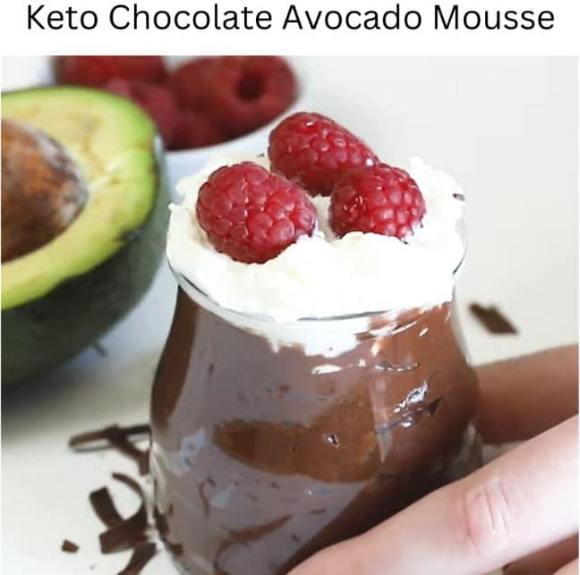Keto Chocolate Avocado Mousse