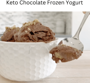 Keto Chocolate Frozen Yogurt