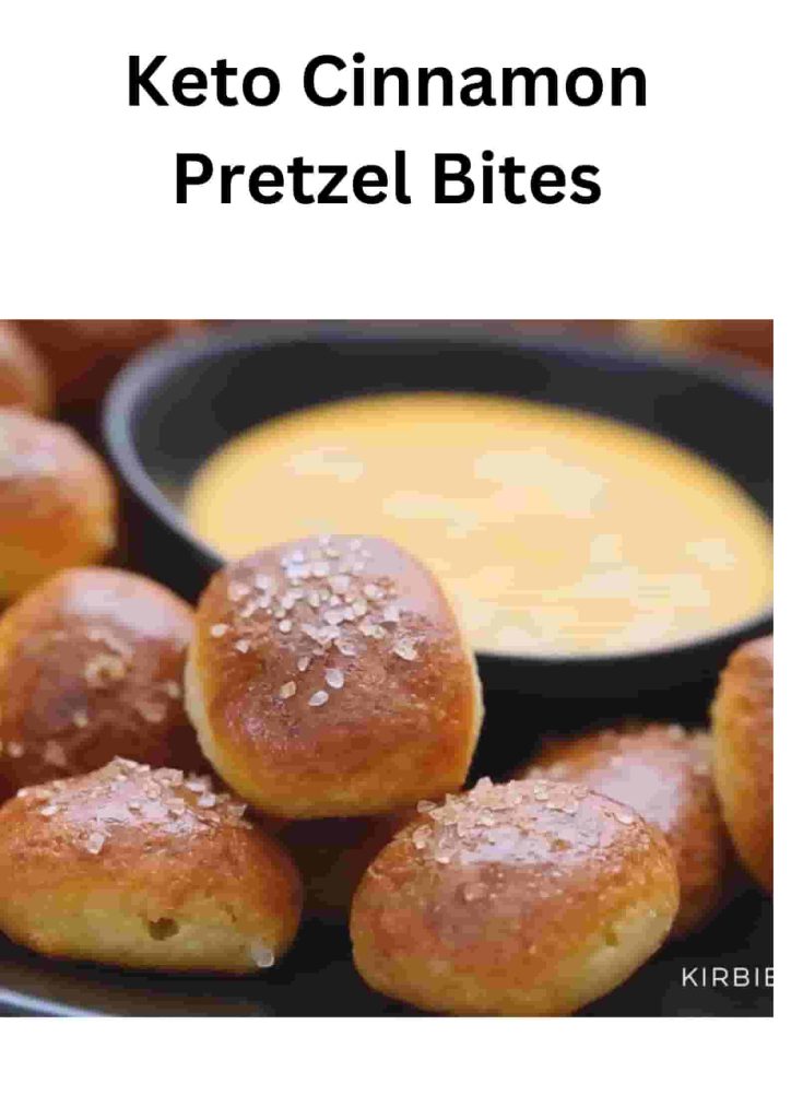 Keto Cinnamon Pretzel Bites