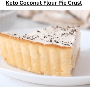 Keto Coconut Flour Pie Crust
