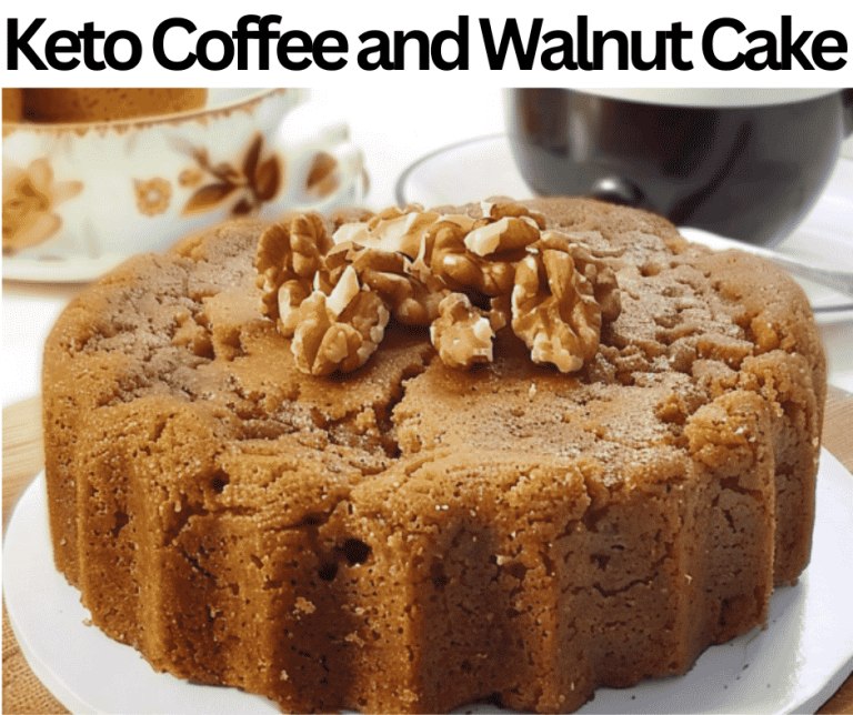 Keto Coffee And Walnut Cake KETOOX Family Recipes keto-coffee-and-walnut-cake-ketoox-family-recipes