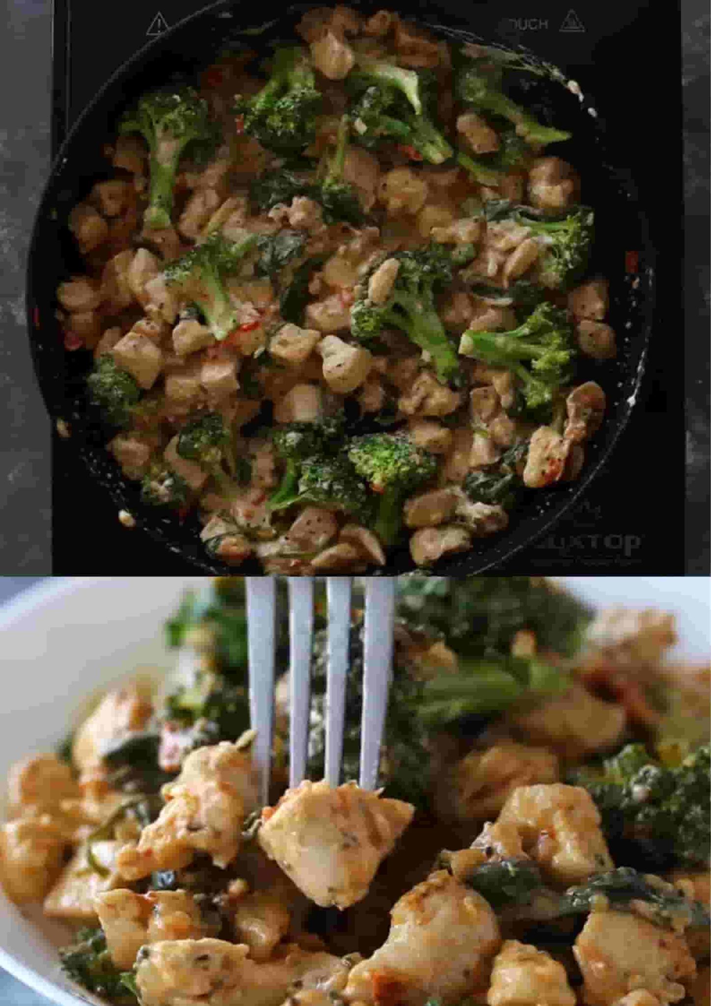 Keto Creamy Chicken and Spinach Bake - KETOOX | Family Recipes