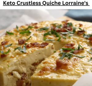 Keto Crustless Quiche Lorraine's