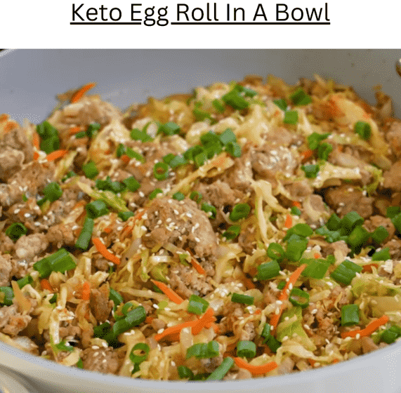 Keto Egg Roll In A Bowl - KETOOX | Family Recipes