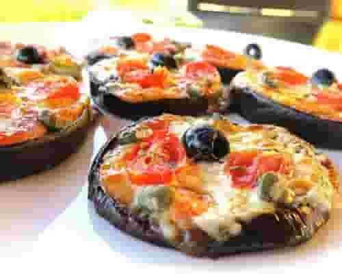 Keto Eggplant Pizza