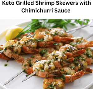 Keto Grilled Shrimp Skewers