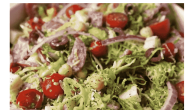 Keto Italian Antipasto Brussels Sprouts Salad