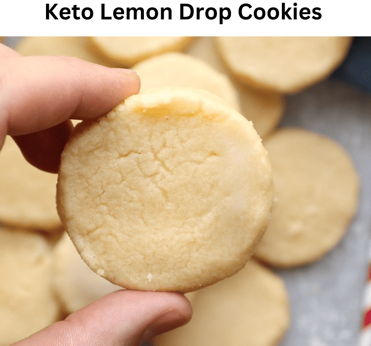 Keto Lemon Drop Cookies