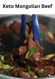 Keto Mongolian Beef