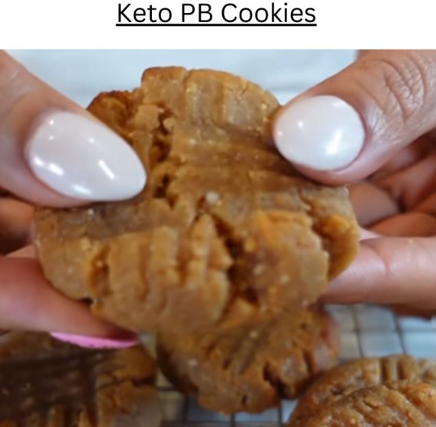 Keto PB cookies