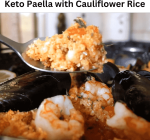 Keto Paella With Cauliflower Rice