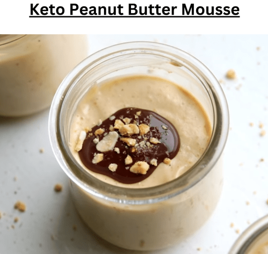 Keto Peanut Butter Mousse