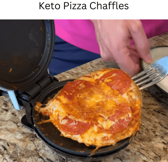 Keto Pizza Chaffles