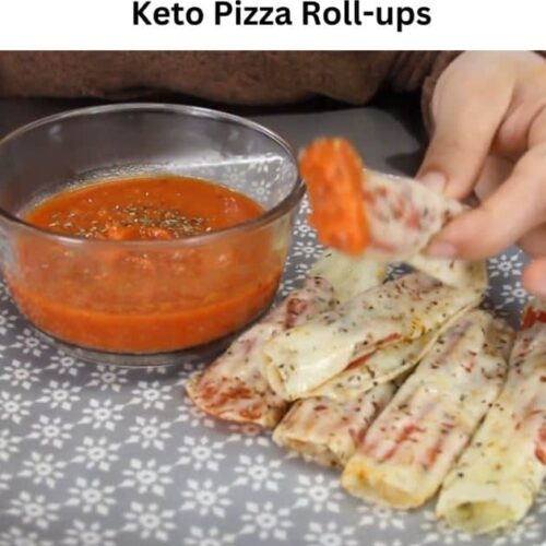 Keto Pizza Roll-Up