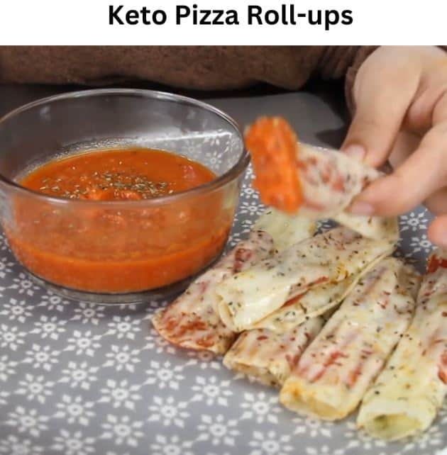 Keto Pizza Roll-Up