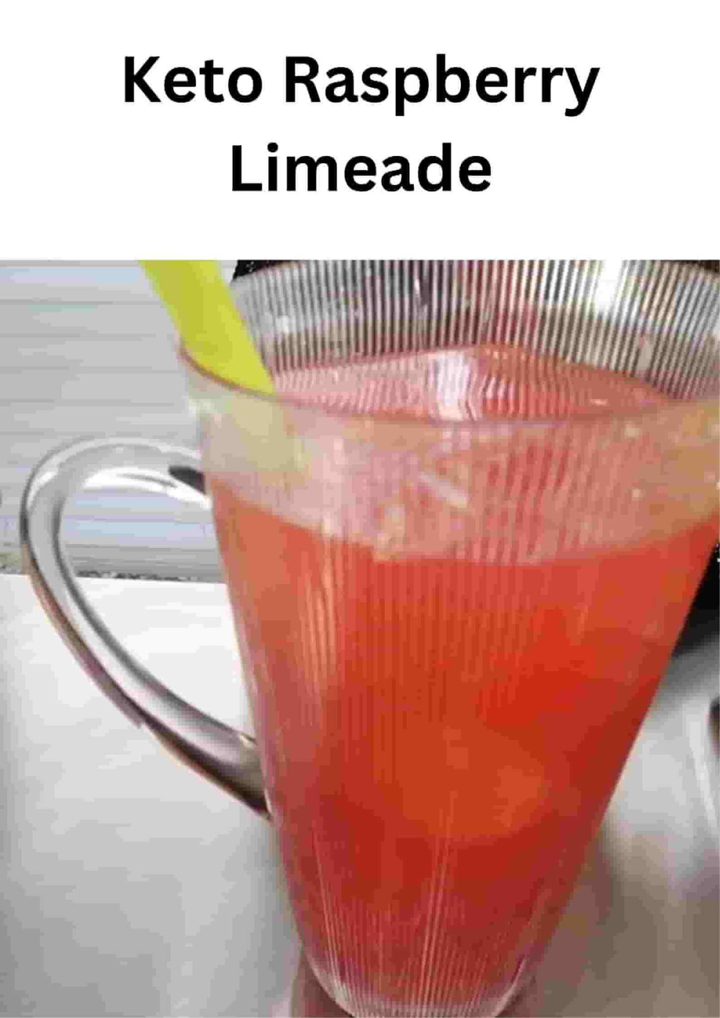 Keto Raspberry Limeade - KETOOX | Family Recipes