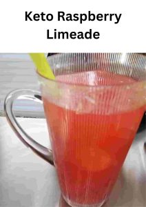 Keto Raspberry Limeade