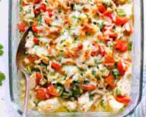 Keto Salsa Fresca Chicken Bake