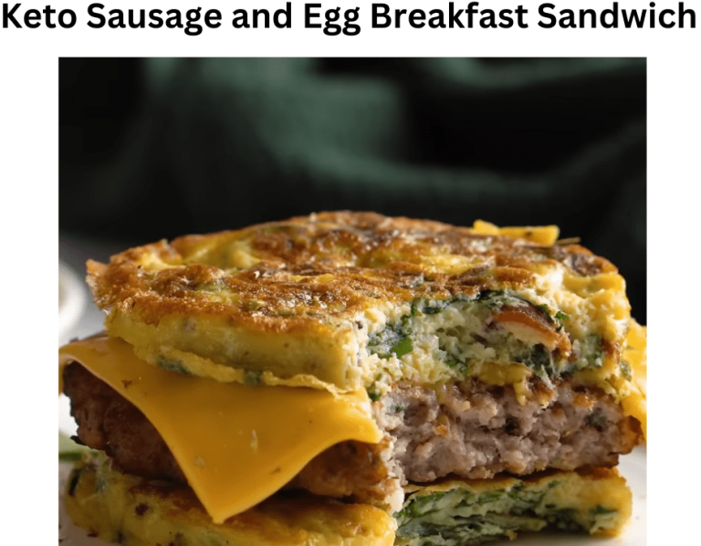 Keto Sausage And Egg Breakfast Sandwich - Ketoox 