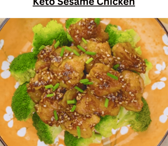 Keto Sesame Chicken