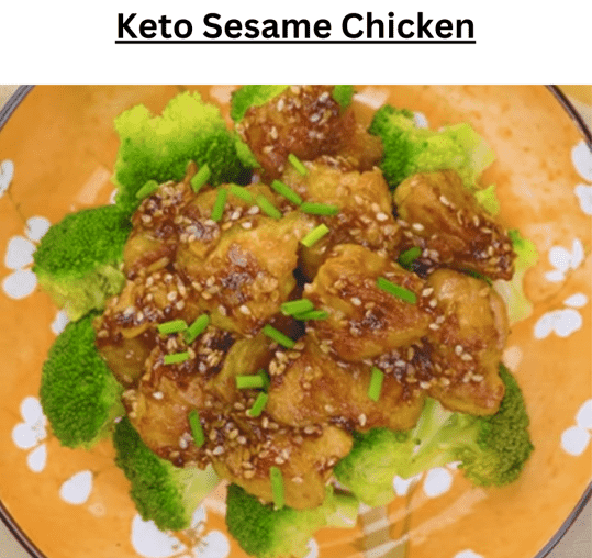 Keto Sesame Chicken