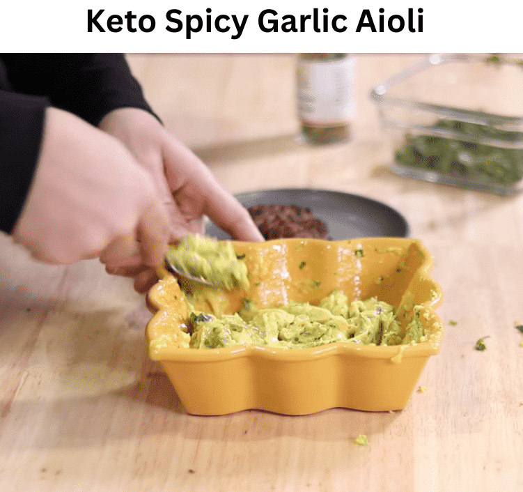 Keto Spicy Garlic Aioli